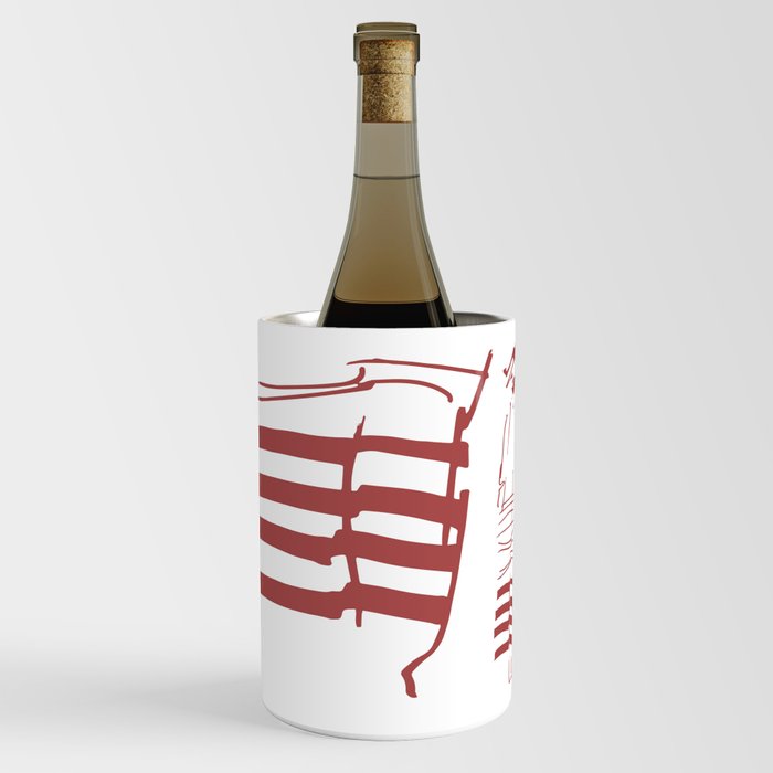 Stripes girl Wine Chiller