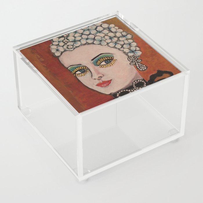 QUEEN CHARLOTTE GOES SWIMMING Acrylic Box