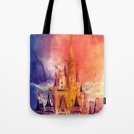 Cinderella Castle Tote Bag