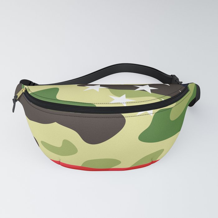 Patriotic camouflage pattern Fanny Pack