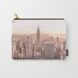 NEW YORK CITY SUNSET Carry-All Pouch | Pastelrose, Photo, Hdr, Digital, Newyork, Panorama, Newyorkcity, Cityscape, Citysunset, York 