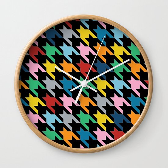 Black Dog T Wall Clock