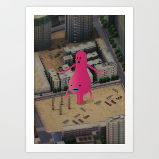 m o n s t e r t i l t s h i f t Art Print