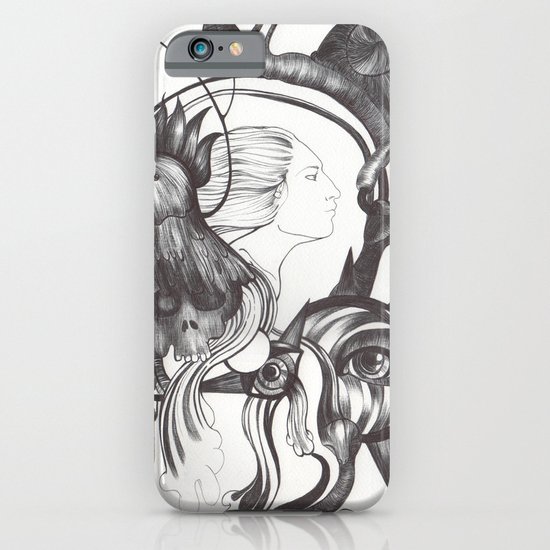 Retrato de Sirena iPhone & iPod Case
