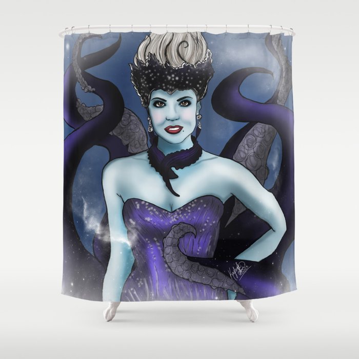 Regal Sea Witch Shower Curtain