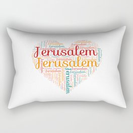 Jerusalem honeymoon Rectangular Pillow