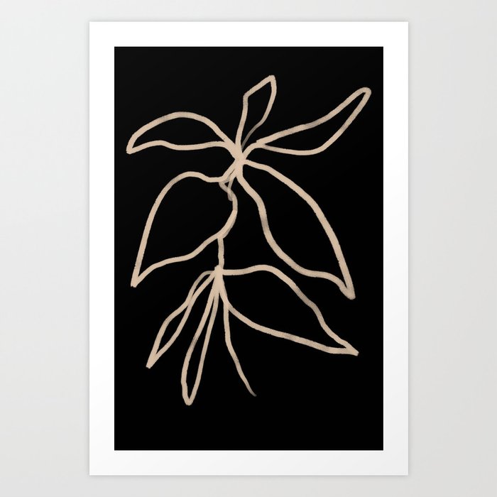 Elegant Sprigs II - Curated Collection Art Print
