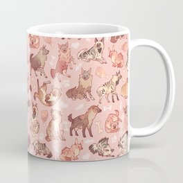 Hyenas in milky strawberry Coffee Mug
