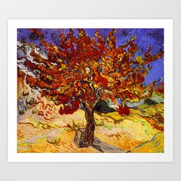 Vincent Van Gogh Mulberry Tree Art Print