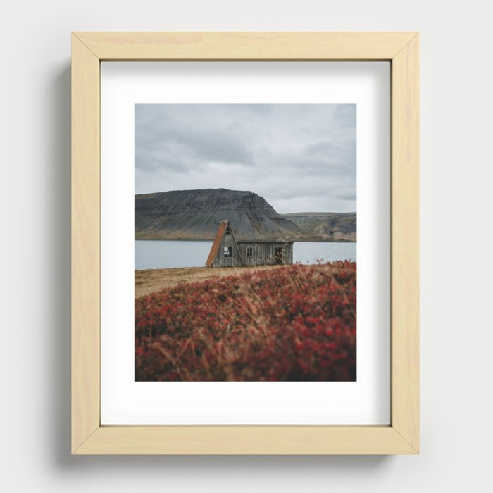 Westfjords Sheep Shed in Iceland Recessed Framed Print