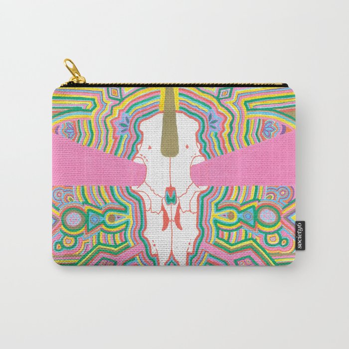 Unicorn Skull Carry-All Pouch