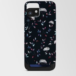 Vintage Floral Repeat Print iPhone Card Case