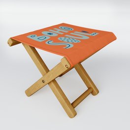 Boho Soul Poster Folding Stool