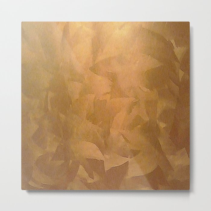 Brushed Copper Metallic Paint - What Color Goes With Copper - Corbin Henry  Metal Print by Corbin Henry