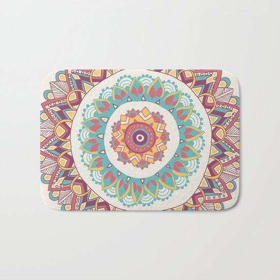 Midsummer Mandala Bath Mat