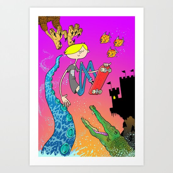 Have Fun Storming the Castle! Art Print
