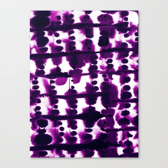 Parallel Purple Canvas Print