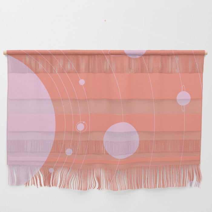 Orbit, pink Wall Hanging