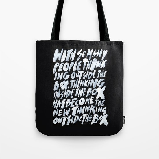 GET BACK IN THE BOX Tote Bag