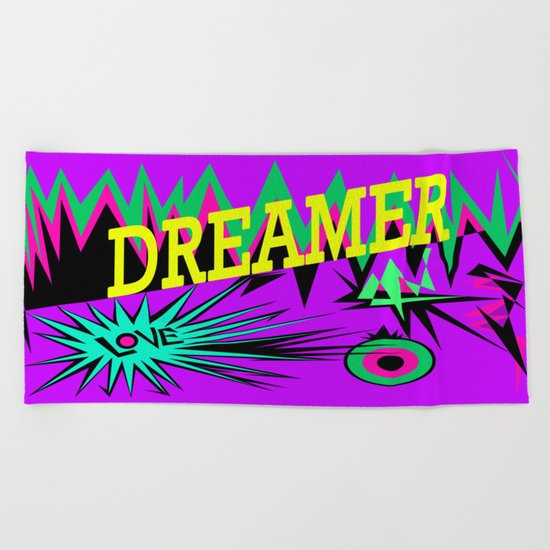 Keep Calm and Dream | Sweet Dreams my Love Beach Towel