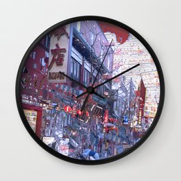 Yokohama Chinatown Wall Clock