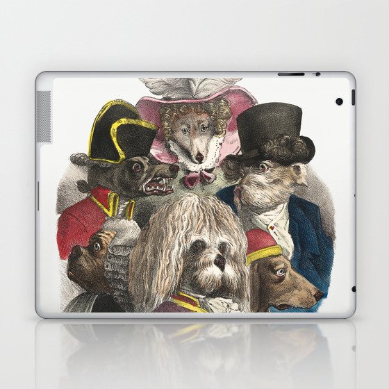 Les Chiens Coiffés - The Haired Dogs Laptop & iPad Skin
