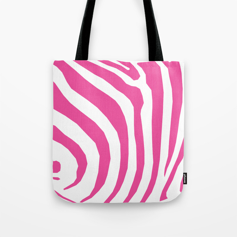 Pink Zebra Tote