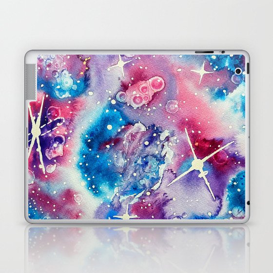 Purple Galaxy Laptop & iPad Skin
