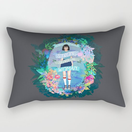 I Am A Smart, Strong, Sensual Woman - Tina Rectangular Pillow