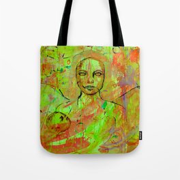 The Angel Fluorescent Tote Bag