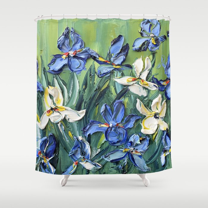 Van Gogh Irises Shower Curtain