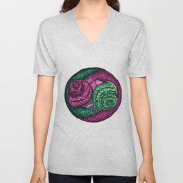 circle of snails V Neck T Shirt