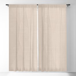 A Touch Of Beige - Soft Geometric Minimalist Blackout Curtain
