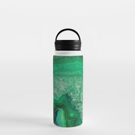 Green Emerald Agate Water Bottle