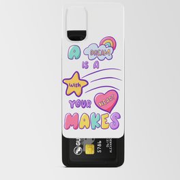 A dream is a wish your heart makes Android Card Case
