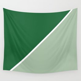 Forest Green and Sage Abstract Wall Tapestry