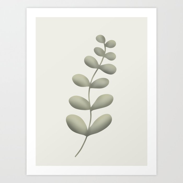 Minimal plant #4 Art Print