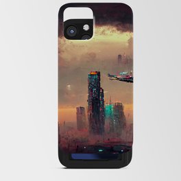 Flying to the Infinite City iPhone Card Case