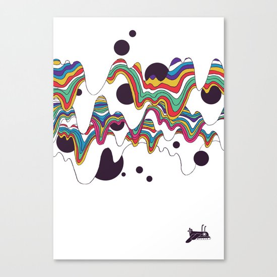 Psychedelic Planet Canvas Print