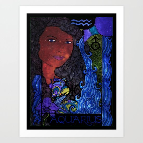 Aquarius Art Print
