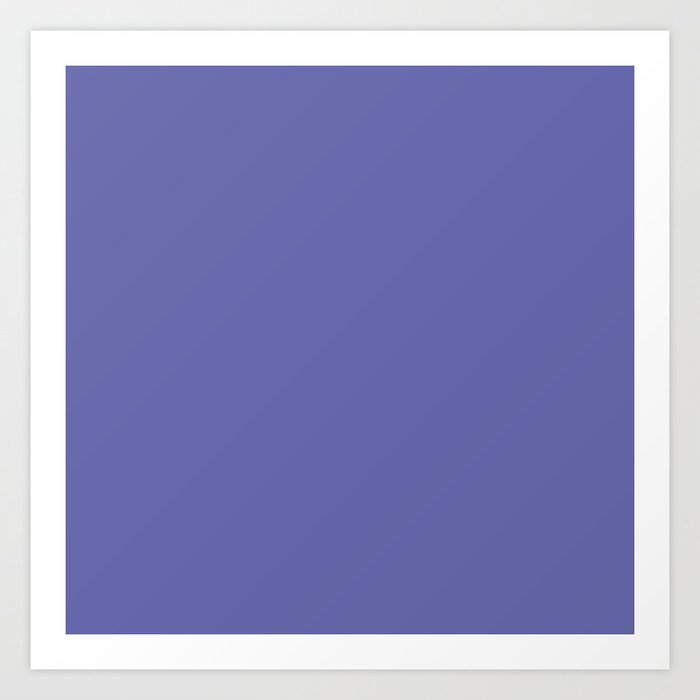 COLOR OF THE YEAR 2022 VERY PERI PURPLE Art Print