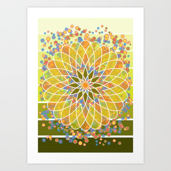 Cool Green Art Print