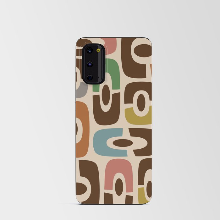 Colorful Mid-Century Modern Cosmic Abstract 383 Android Card Case