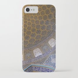Magical Mosaic Mosque (blue & gold) | Iran iPhone Case