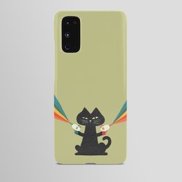 Ray gun cat Android Case