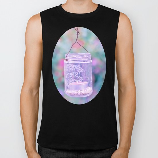 PURPLE SPRING Biker Tank