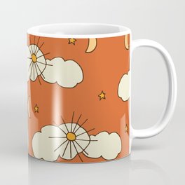 Sun and Moon Pattern Design Coffee Mug