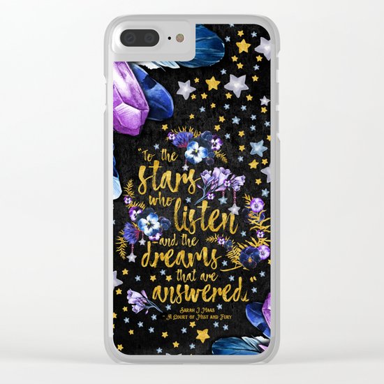 A Court of Mist and Fury - To The Stars Clear iPhone Case