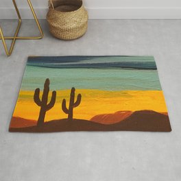 Saguaro Sunset Area & Throw Rug
