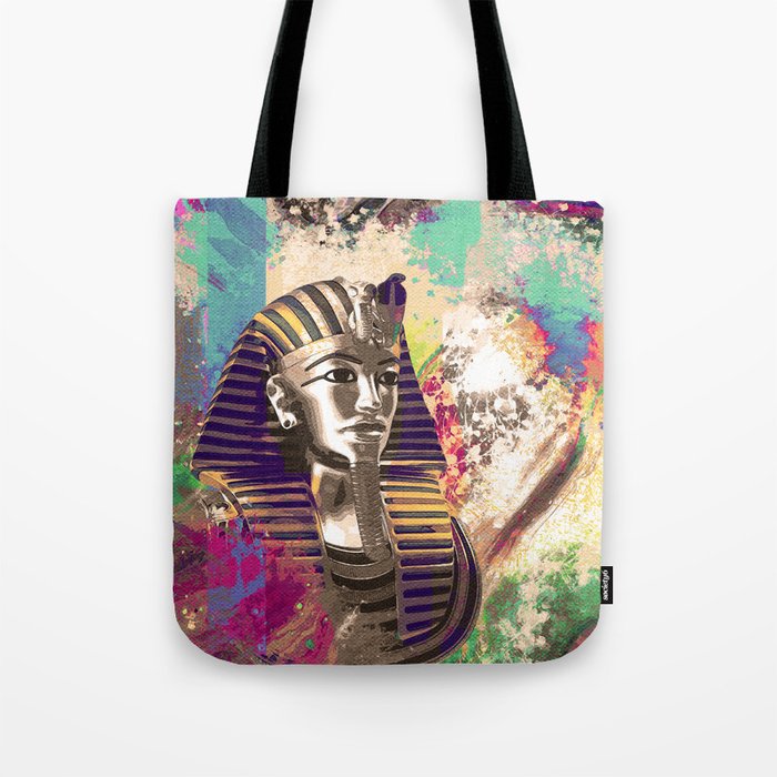 King Tut  Mask Abstract composition Tote Bag